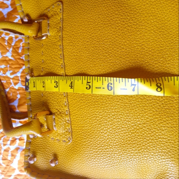 Fendi Selleria Leather Satchel Yellow - Picture 5 of 9